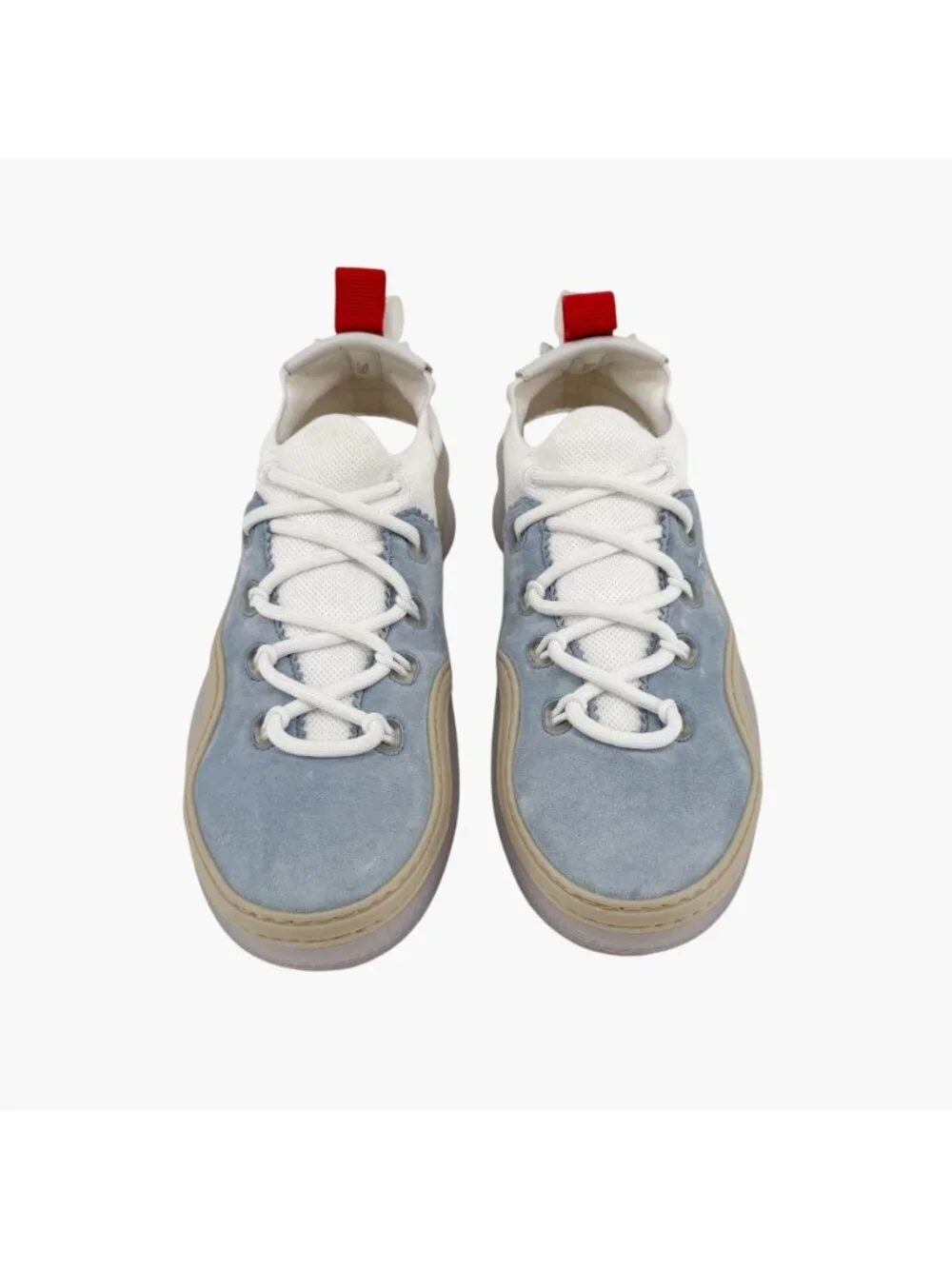 Christian Louboutin Arpoador Blue Drawstring Sneaker Size 39.5 US 9.5 Women's 07